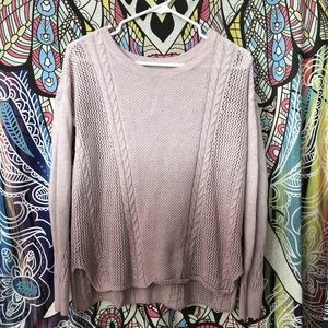 pink american eagle sweater